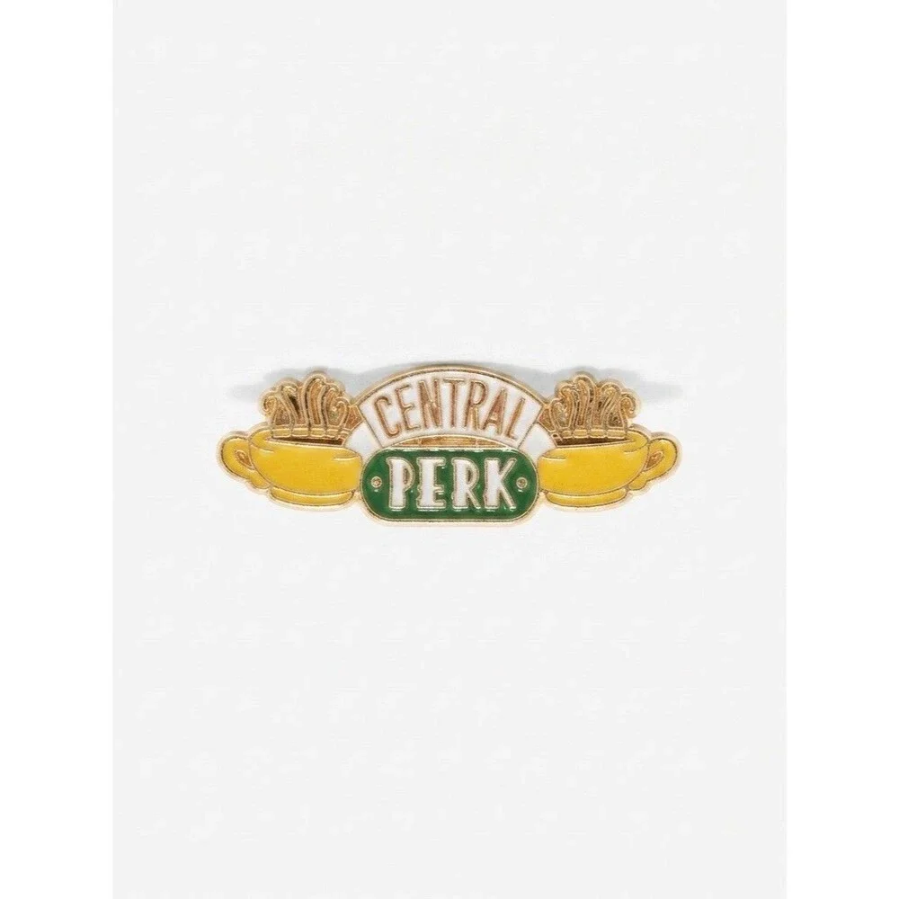 New Friends TV Series Enamel Lapel Pin Set of 3 Central Perk Turkey Logo Novelty